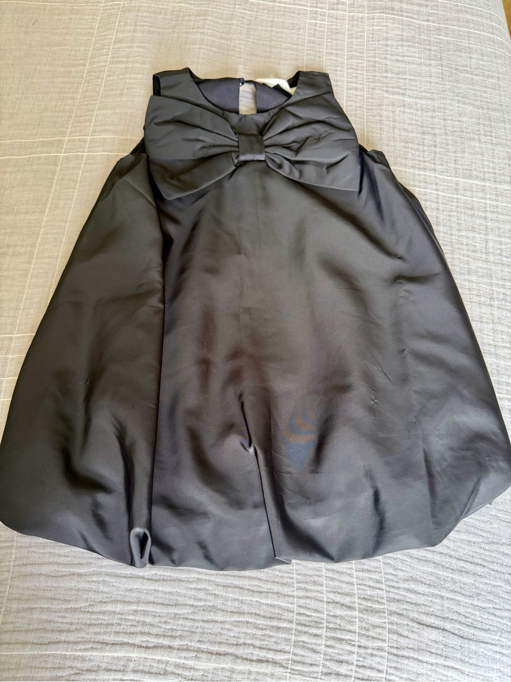 H&M Black Bow Detail Party Dress